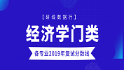 【研線數(shù)據(jù)行】全國70所院校經(jīng)濟學(xué)專業(yè)2019年復(fù)試分數(shù)線匯總