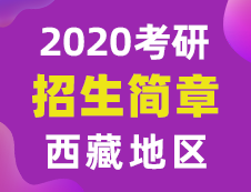 【研線網(wǎng)匯總】西藏地區(qū)各大院校2020年碩士研究生招生簡章